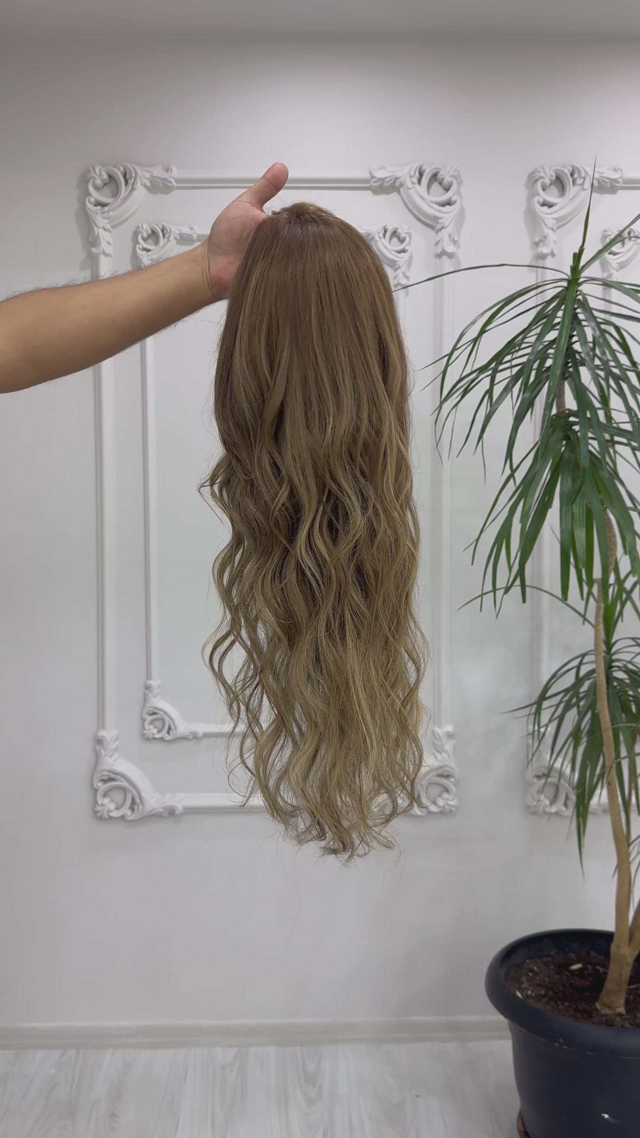 Human Hair Wig, real human hair, virgin human hair, blonde wig, natural look, natural hair, handmade wig, gift for her, gift for sister, alopecia wig, chemo, hair loss , hair thinning, 