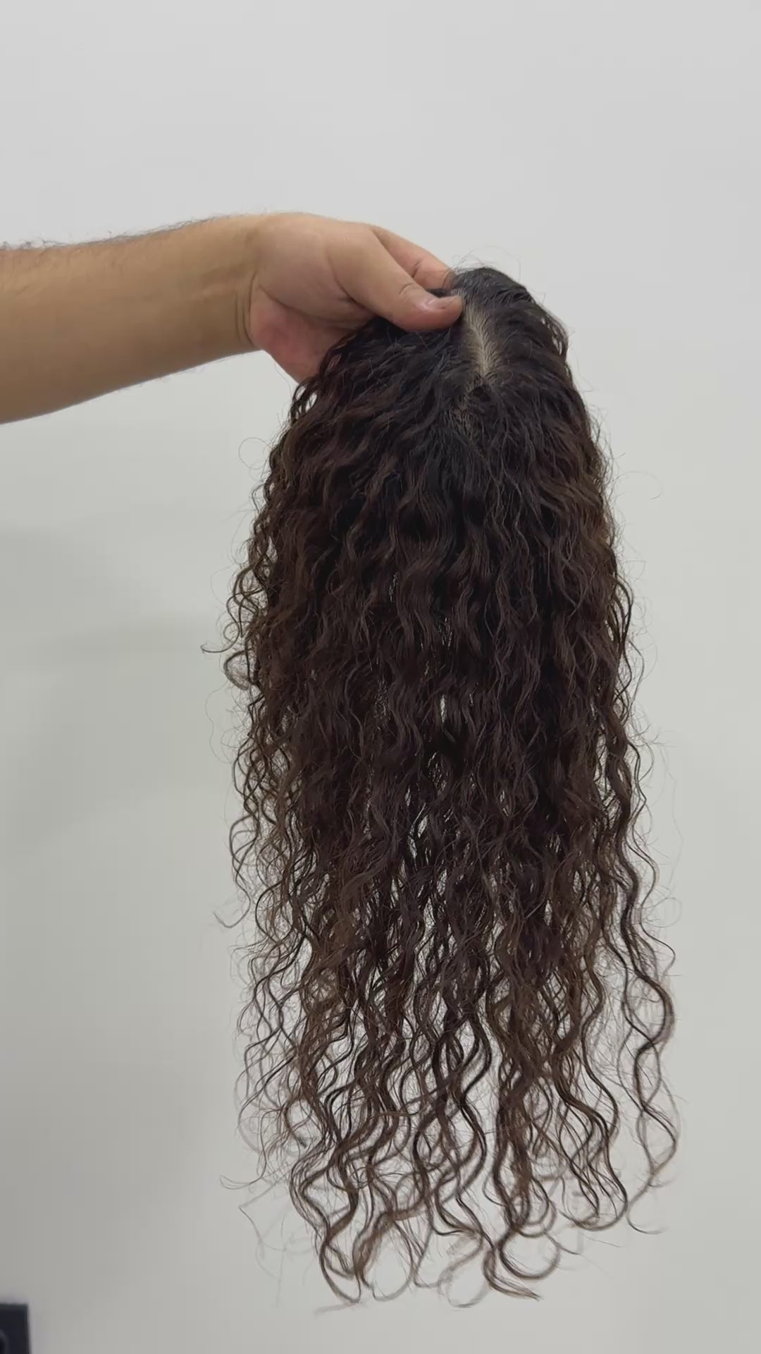 luxury mini human hair topper, Luxury Mini Topper, Brown Topper, Real Human Hair Topper, Hair Toupee, Hair Topper for Hair Loss, handmade topper, alopecia, hair thinning, clip in, silk base topper, virgin human hair, realistic skin base, fake scalp, natural look, handmade hair topper, luxury human hair topper