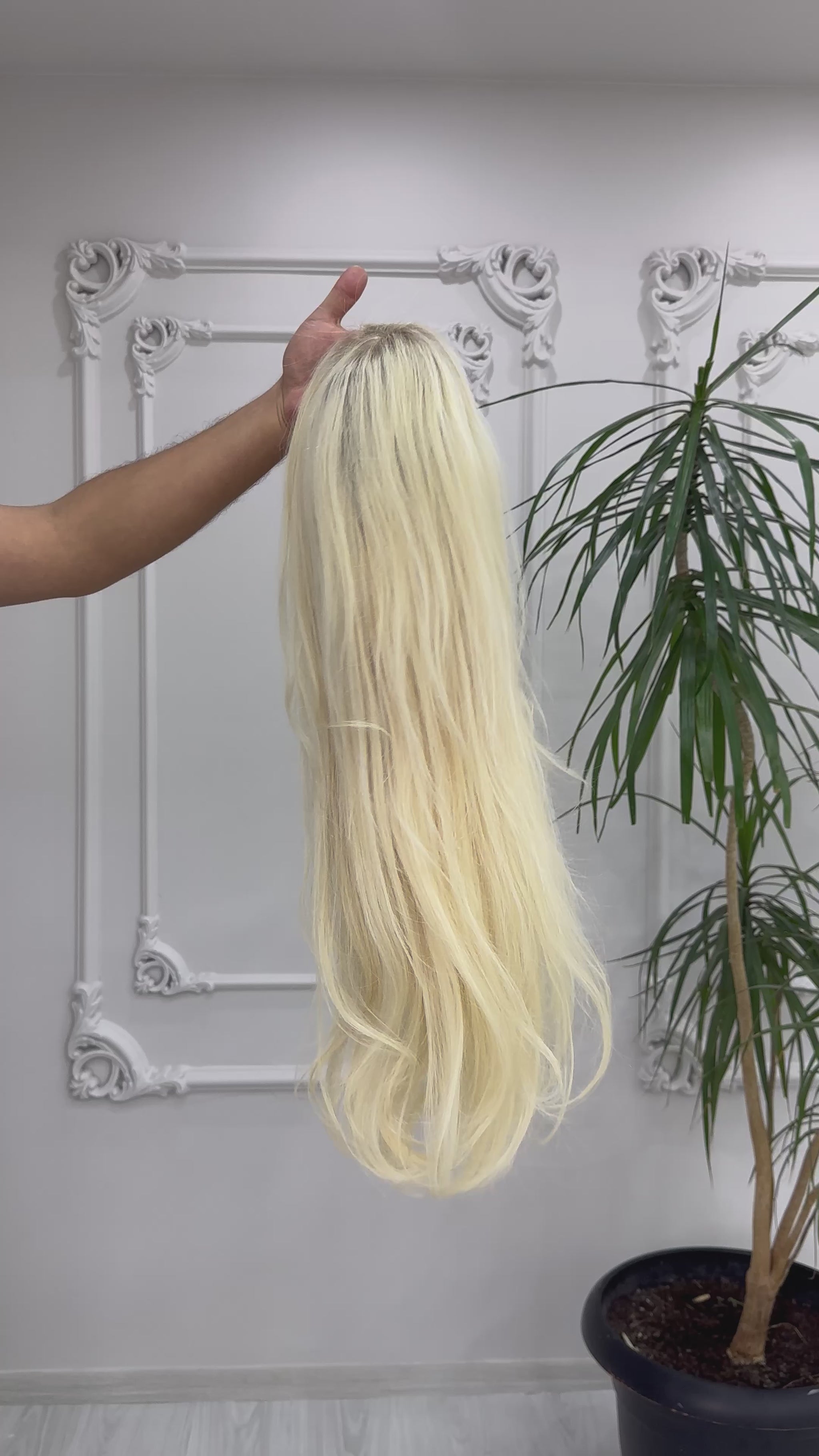 human hair wig, real human hair, premium hair, realistic skin base, handmade wig, natural hair, virgin hair, natural look, silk base wig, alopecia wig, hair loss, hair thinning, easy to wear, gift for her, honey blonde