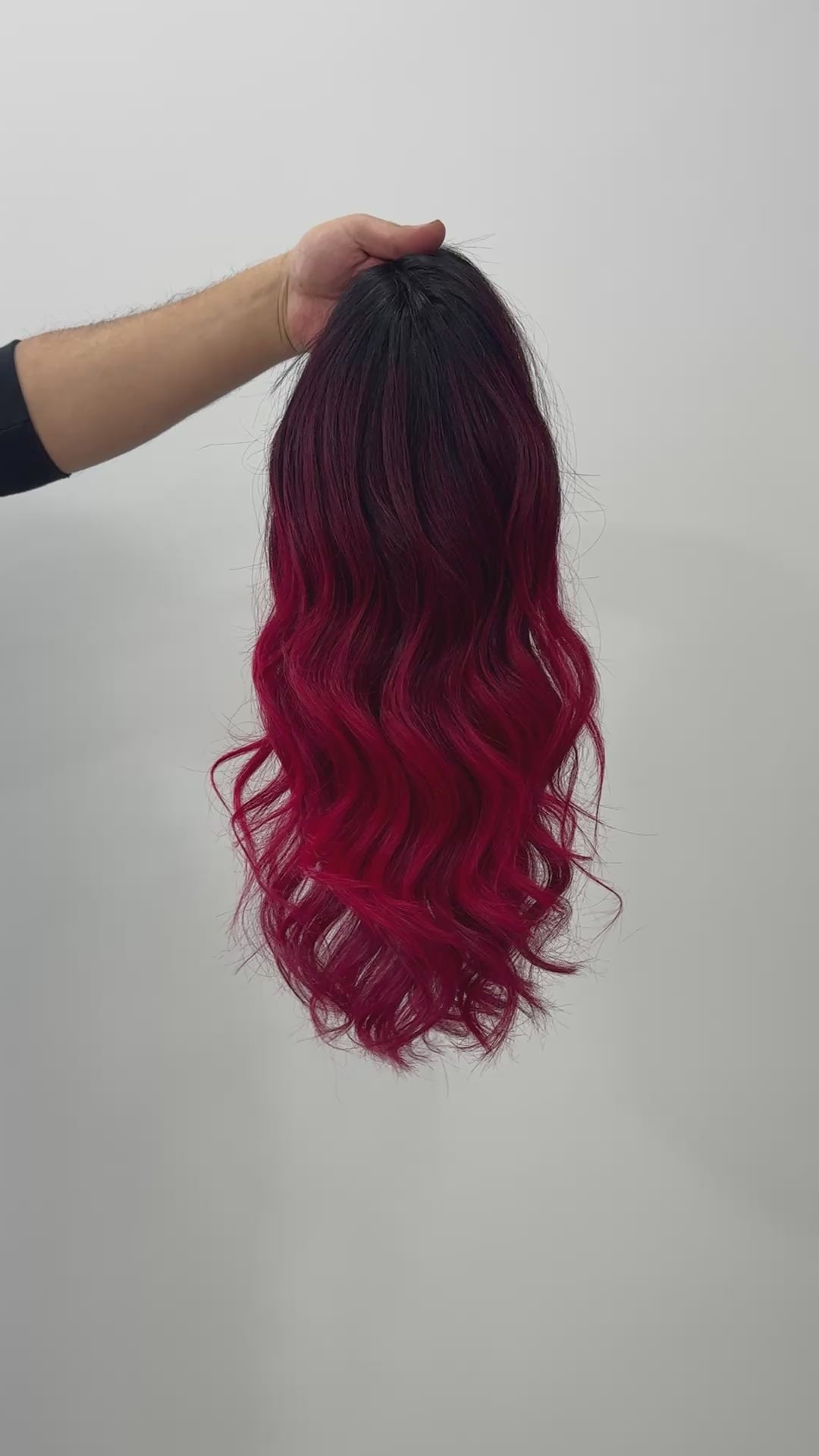 human hair wig, real human hair, alopecia wig, virgin human hair, handmade wig, red highlights wig, custom wig, hair thinning, hair loss solutions, handcrafted wigs, european hair, slavic hair, silk base wig