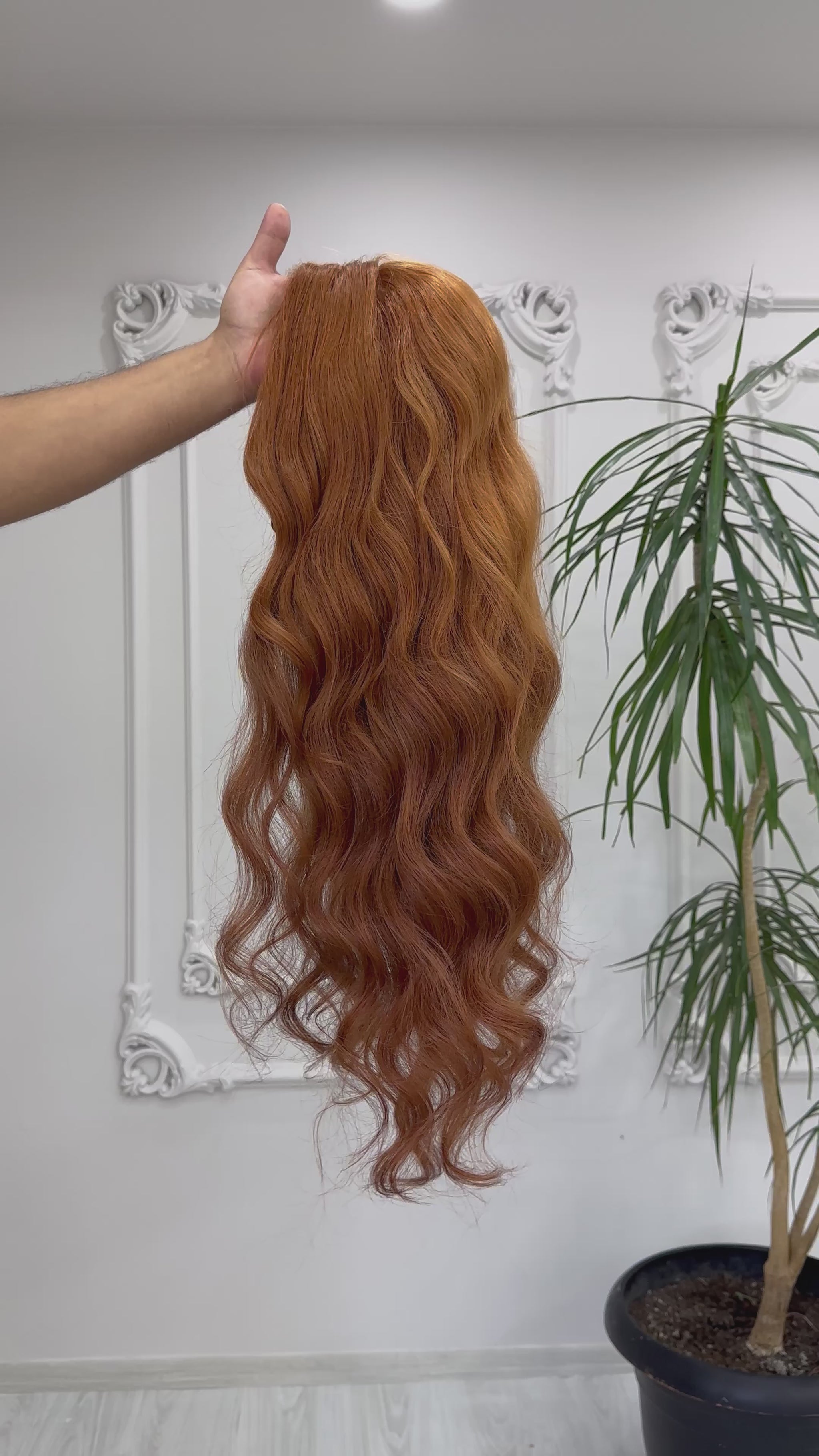 human hair wig, real human hair, premium hair, realistic skin base, handmade wig, natural hair, virgin hair, natural look, silk base wig, alopecia wig, hair loss, hair thinning, easy to wear, gift for her,copper